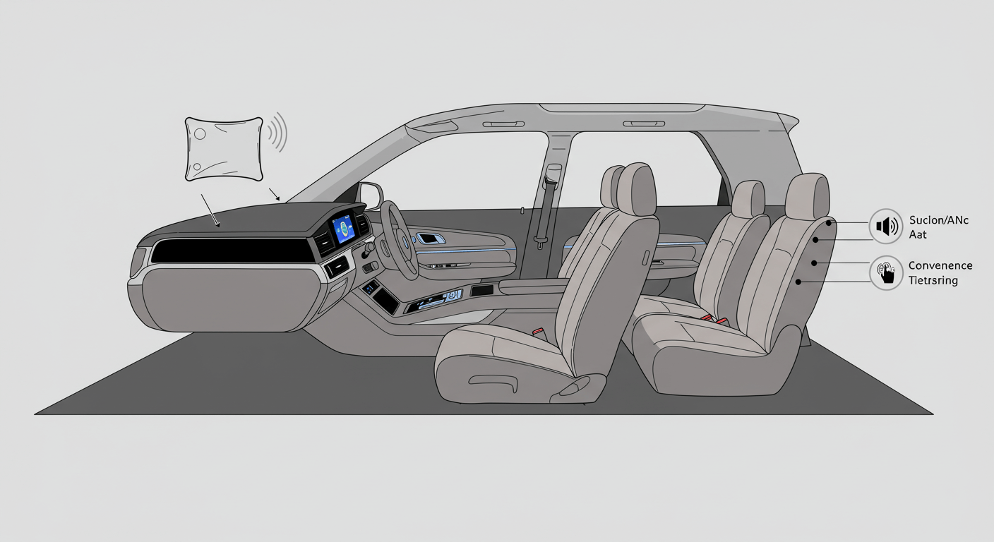 GV90 실내 최초 공개 (럭셔리, 디자인, 편의성)