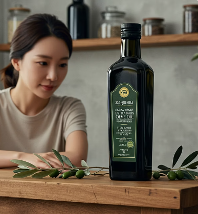 신선한 엑스트라버진 올리브오일을 선택