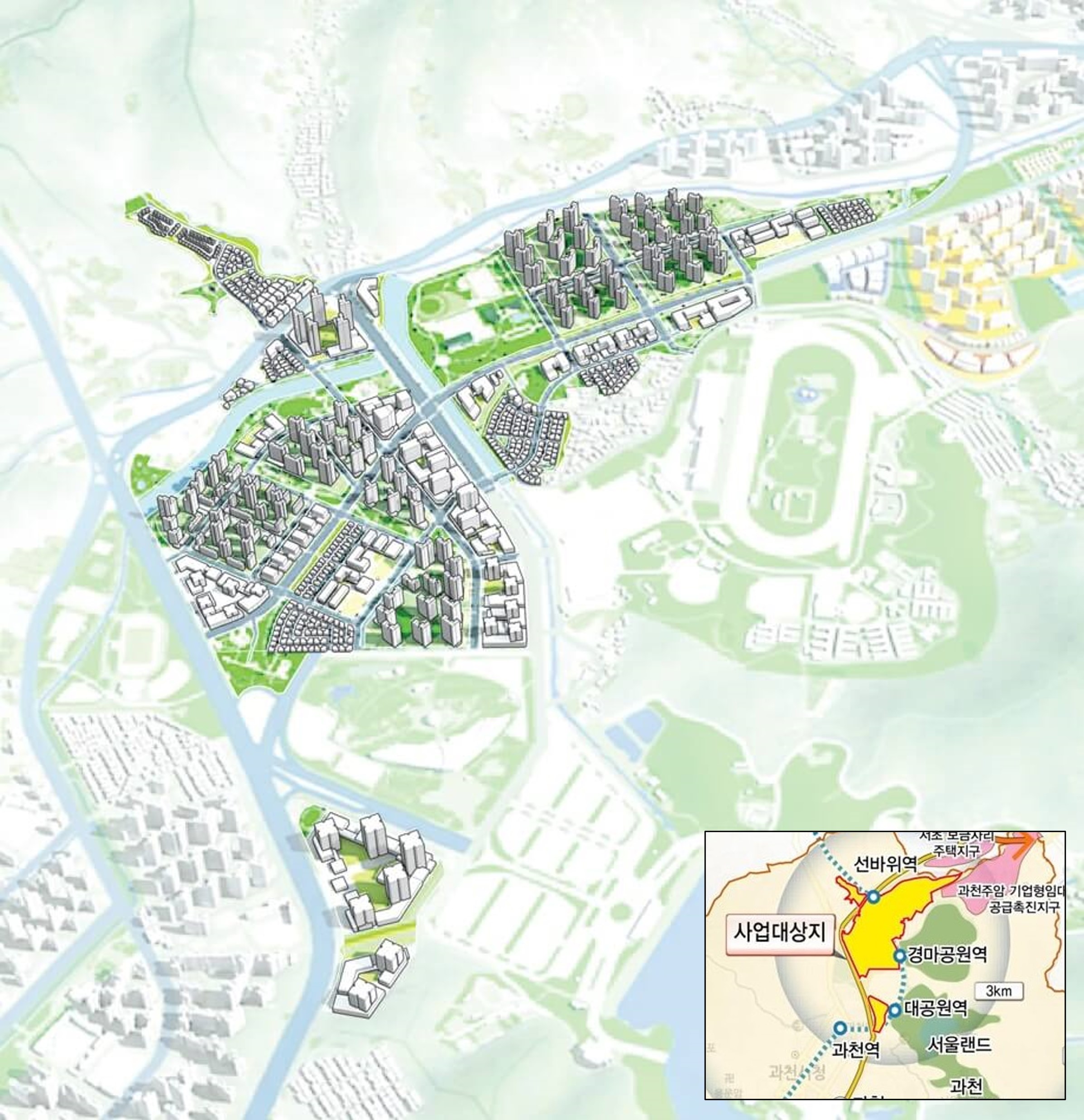 과천과천 공공주택지구 조감도