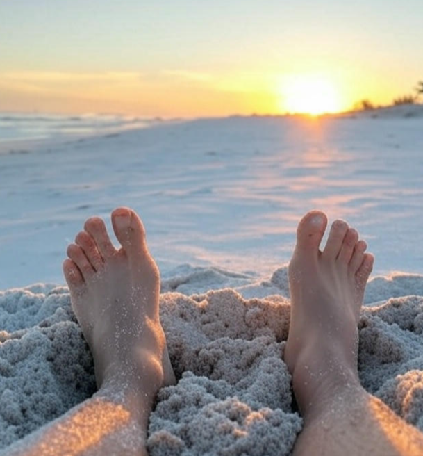 맨발로 느끼는 바다, 설리 해수욕장 · 상주 은모래 비치 · 송정 솔바람 해수욕장에서의 시간