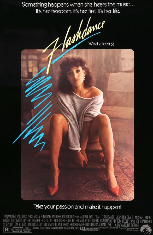 플래시 댄스 영화 포스터