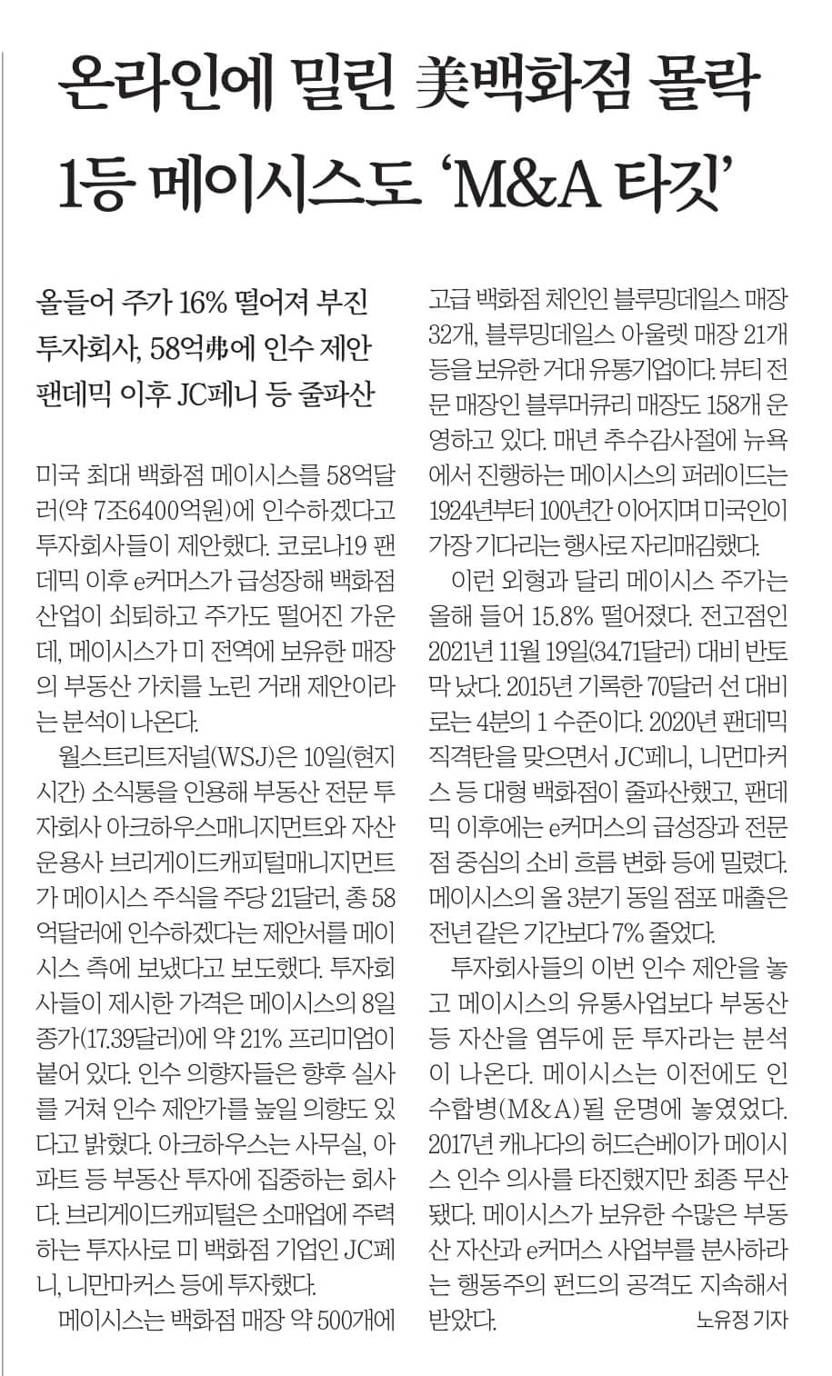 12월 12일 화 신문스크랩