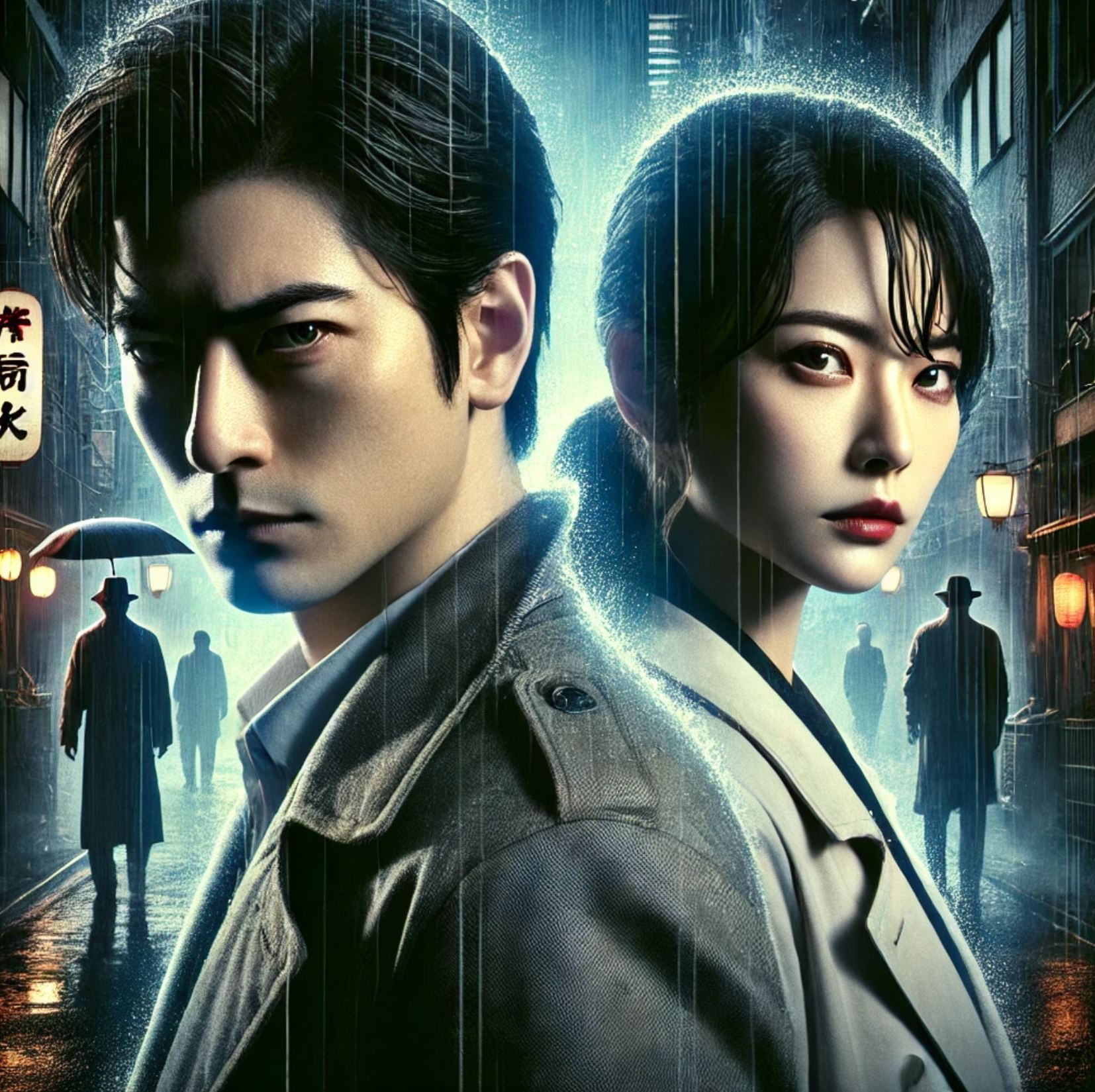 실화 사건을 바탕인 느낌의 일본 추리 영화 포스터