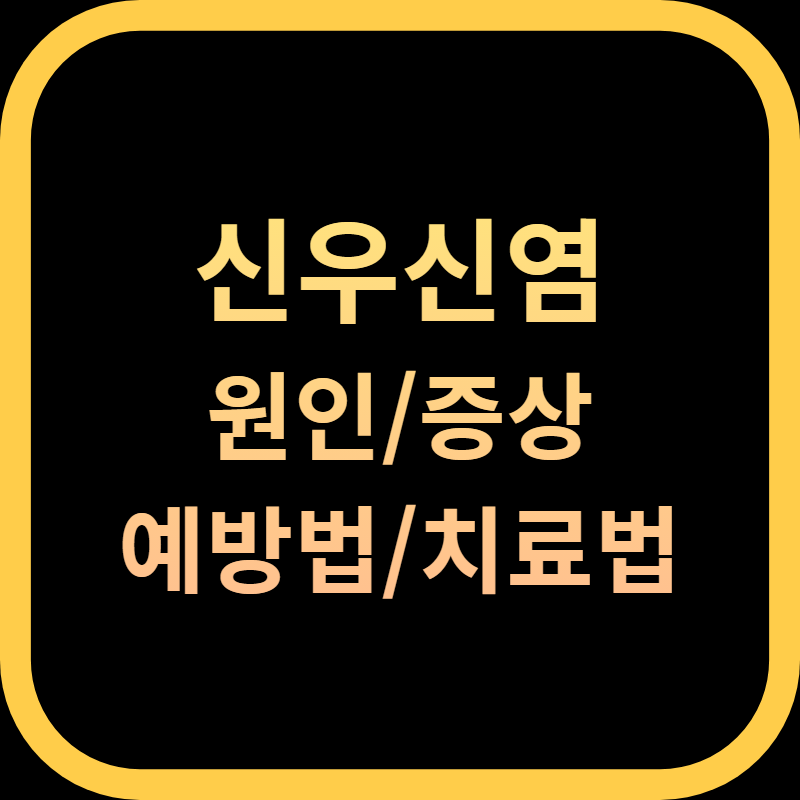 신우신염 원인 증상 치료법 예방법 치료법