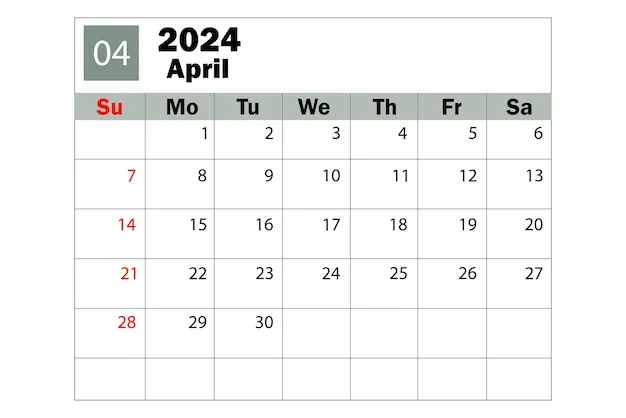 2025년 4월 달력 배경화면 일러스트 이미지 모음_6