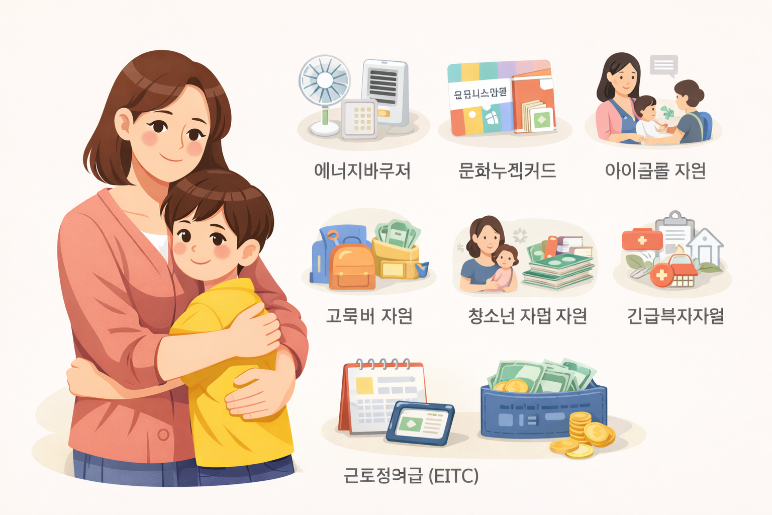 한부모도 가능한 정부 바우처 7가지 (2026년 꼭 확인해야 할 제도)