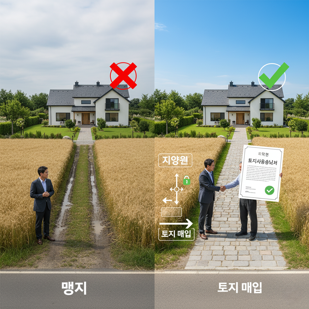 도로 지분 없는 땅