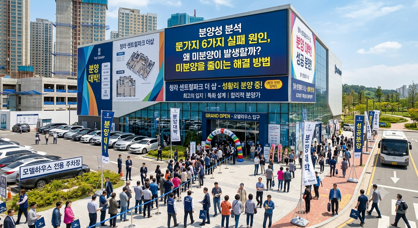 분양성 분석 6가지 실패 원인, 왜 미분양이 발생할까? 미분양을 줄이는 해결 방법