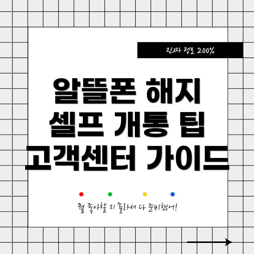 알뜰폰 요금제 해지