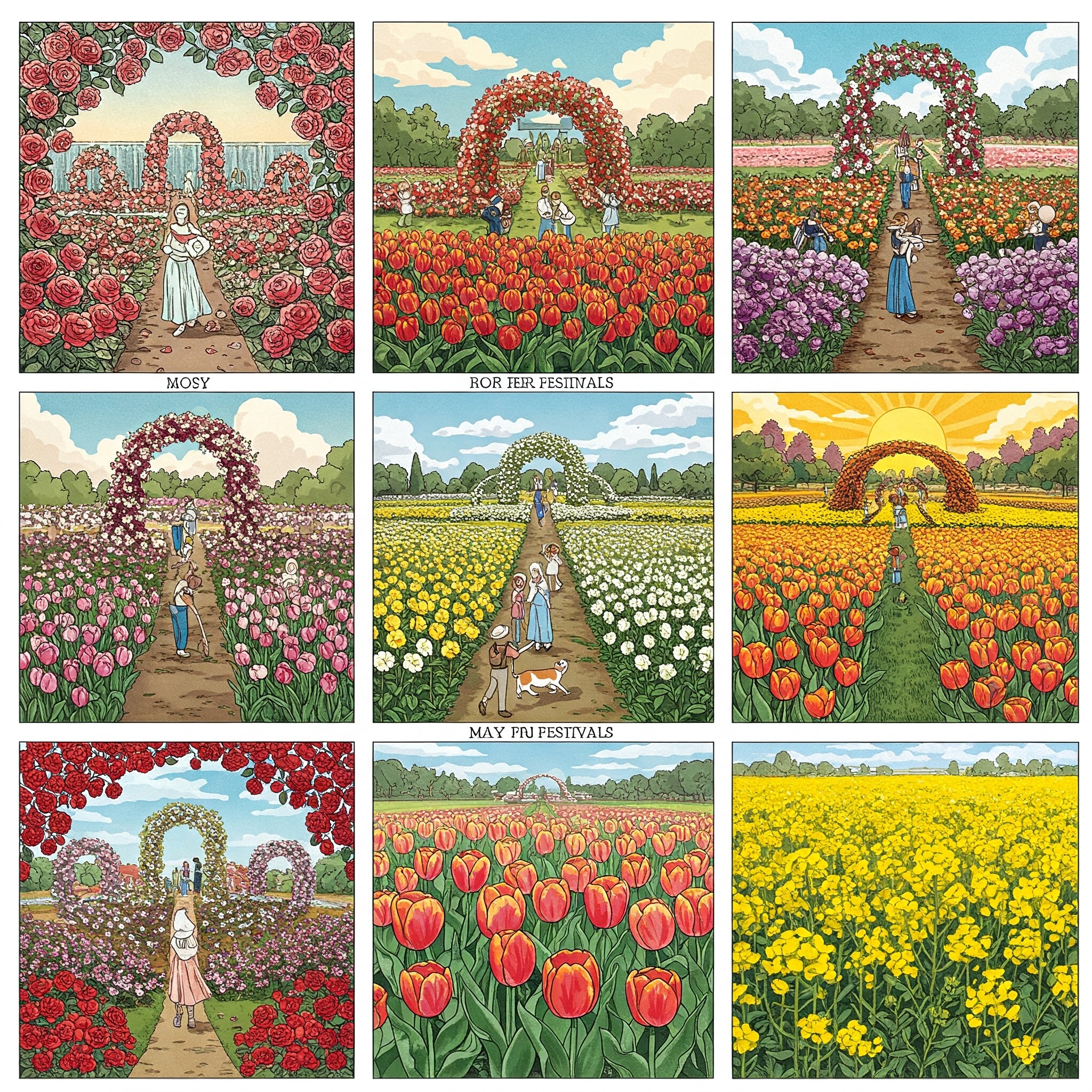 2025 놓치면 후회할 5월 꽃축제 총정리 - 장미·튤립·유채꽃 명소