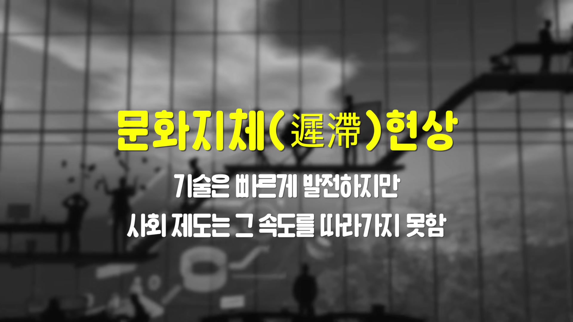 문화지체(遲滯)현상