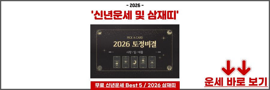 2026 신년운세