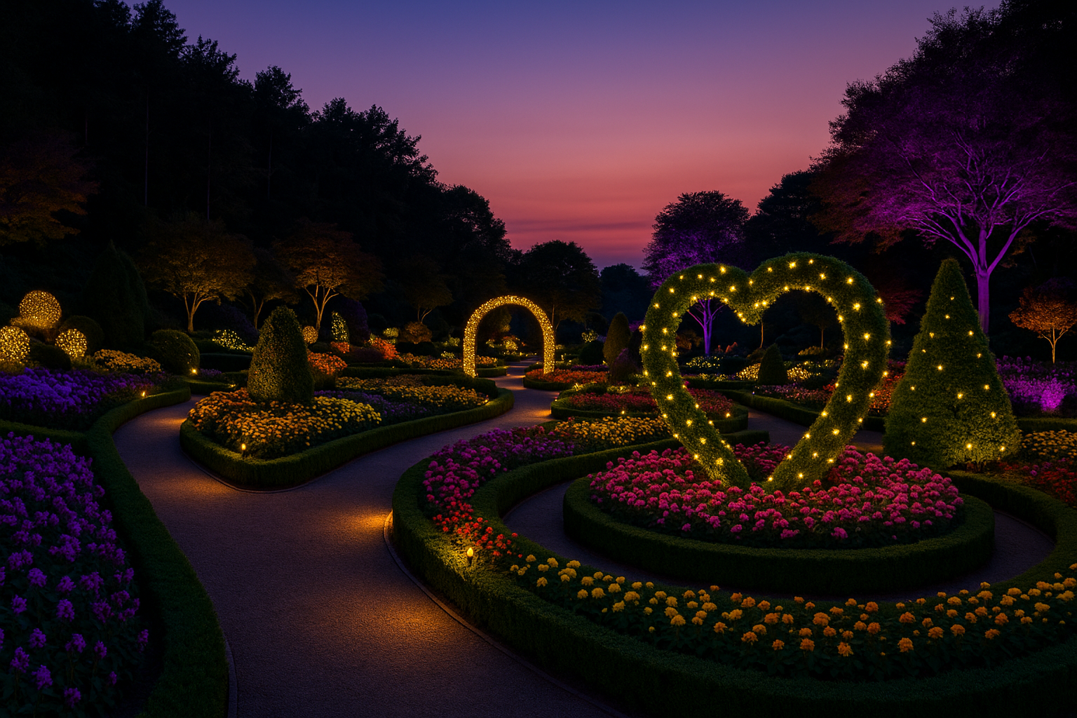 네이처월드 야간정원 관련 이미지