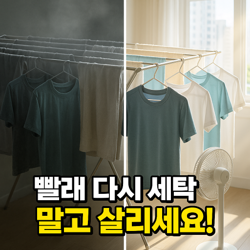 빨래가 하루 넘게 안 마를 때 대처 할 수 있는 응급처치 팁