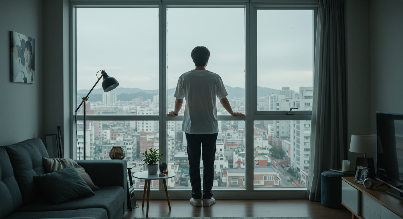 은행에서 월세 대출을 받아 이사를 하고 있는 청년들