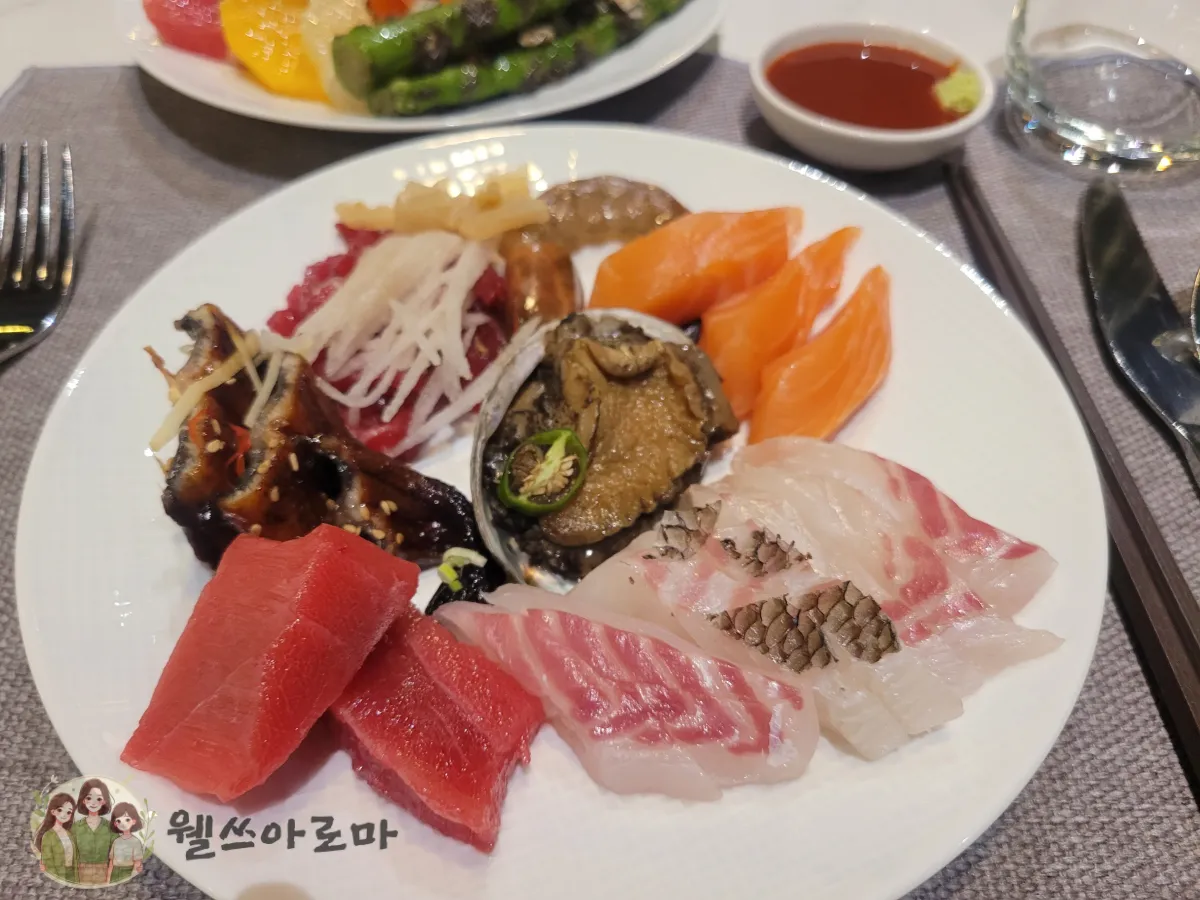 파라다이스호텔-온더플레이스뷔페-두번째접시