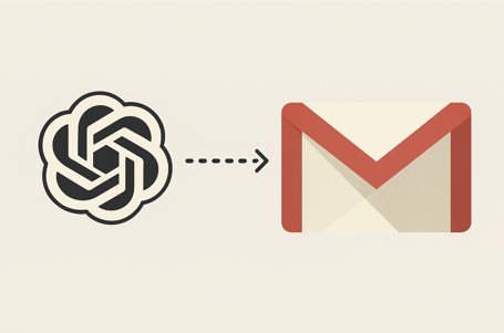 이메일 작업 Gmail 연동 ChatGPT로 자동화. 인포그래픽