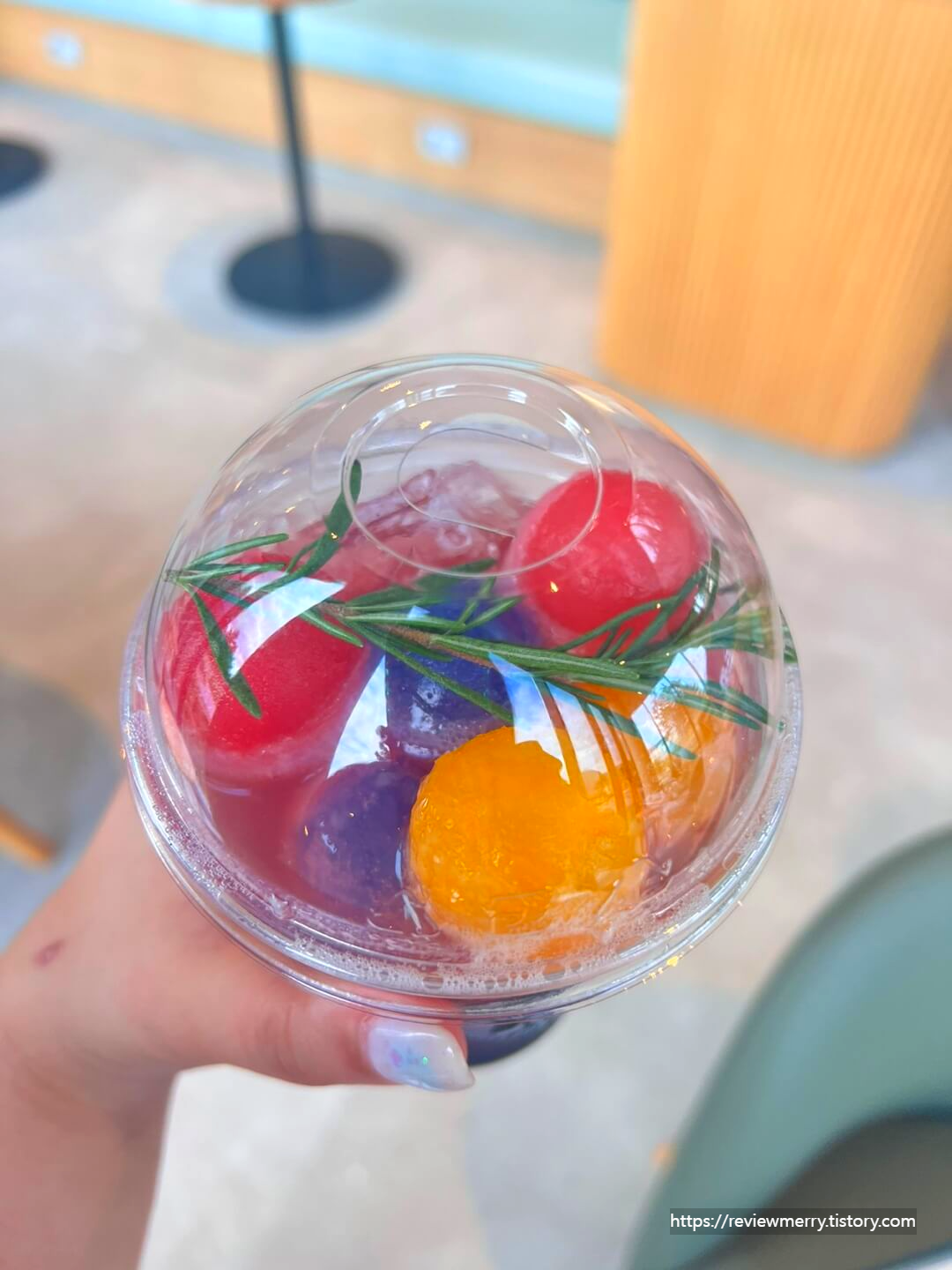 색깔 얼음 사진