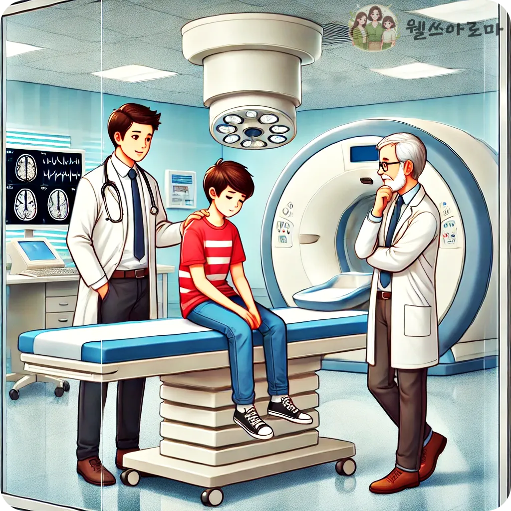 병원검사실에-앉아있는-청소년