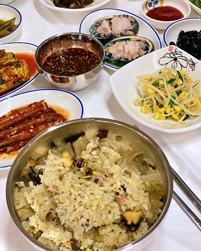 고두심이 좋아서 충남 태안 세모가사리 전복밥 맛집