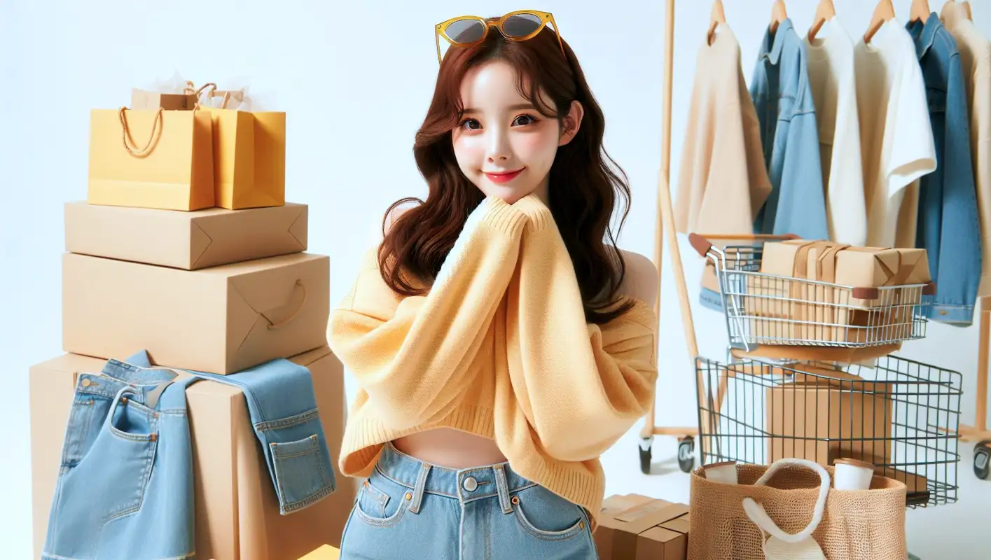 타오바오-환불-신청하는-여성의-모습