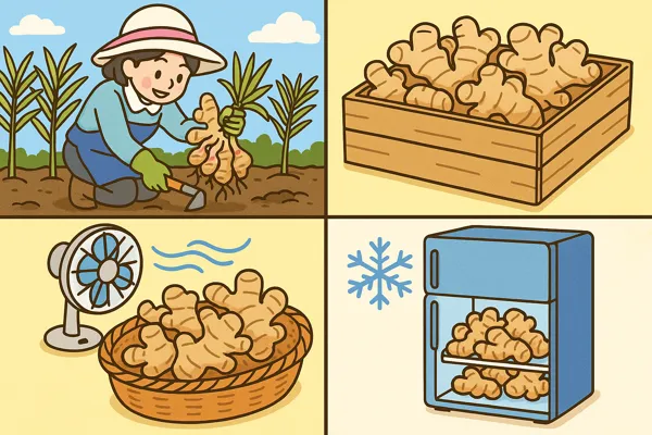 생강 수확 시기 및 보관 방법19