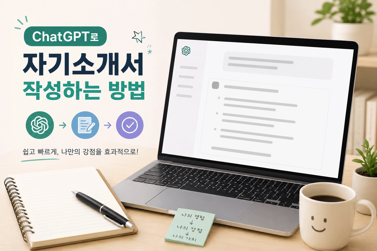 ChatGPT로 자기소개서 작성하기