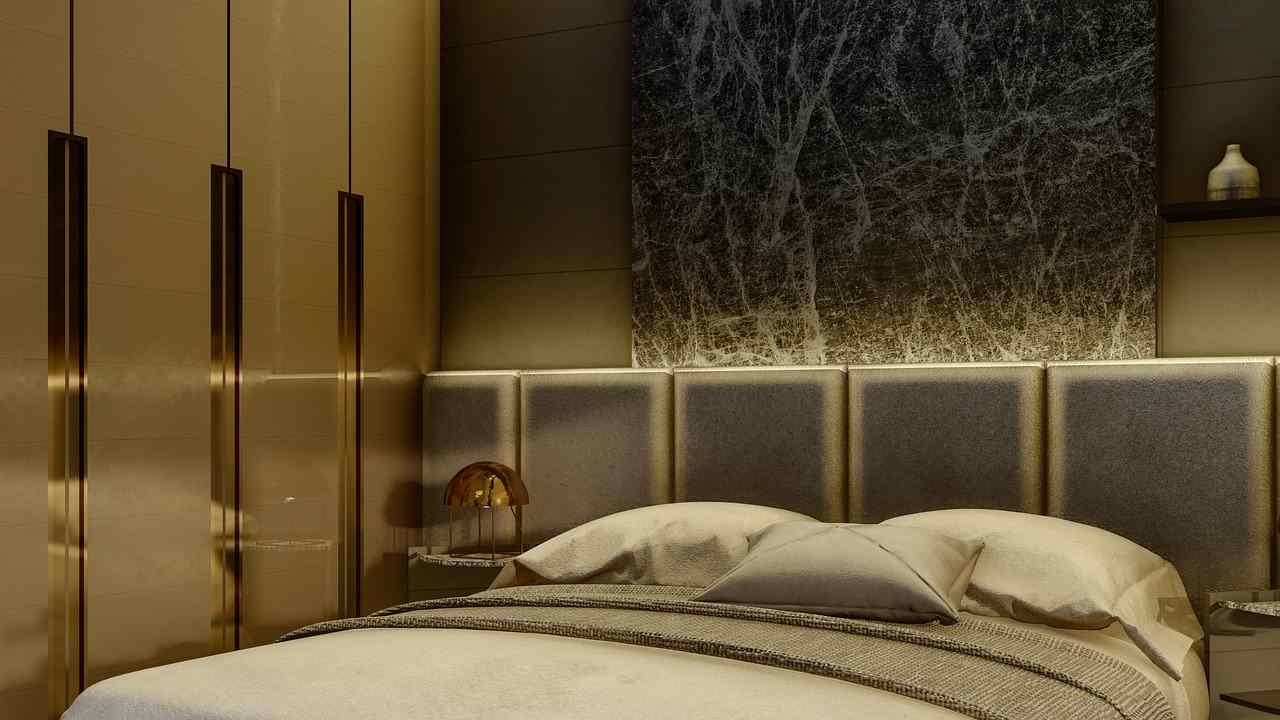 고급 호텔방의 모습