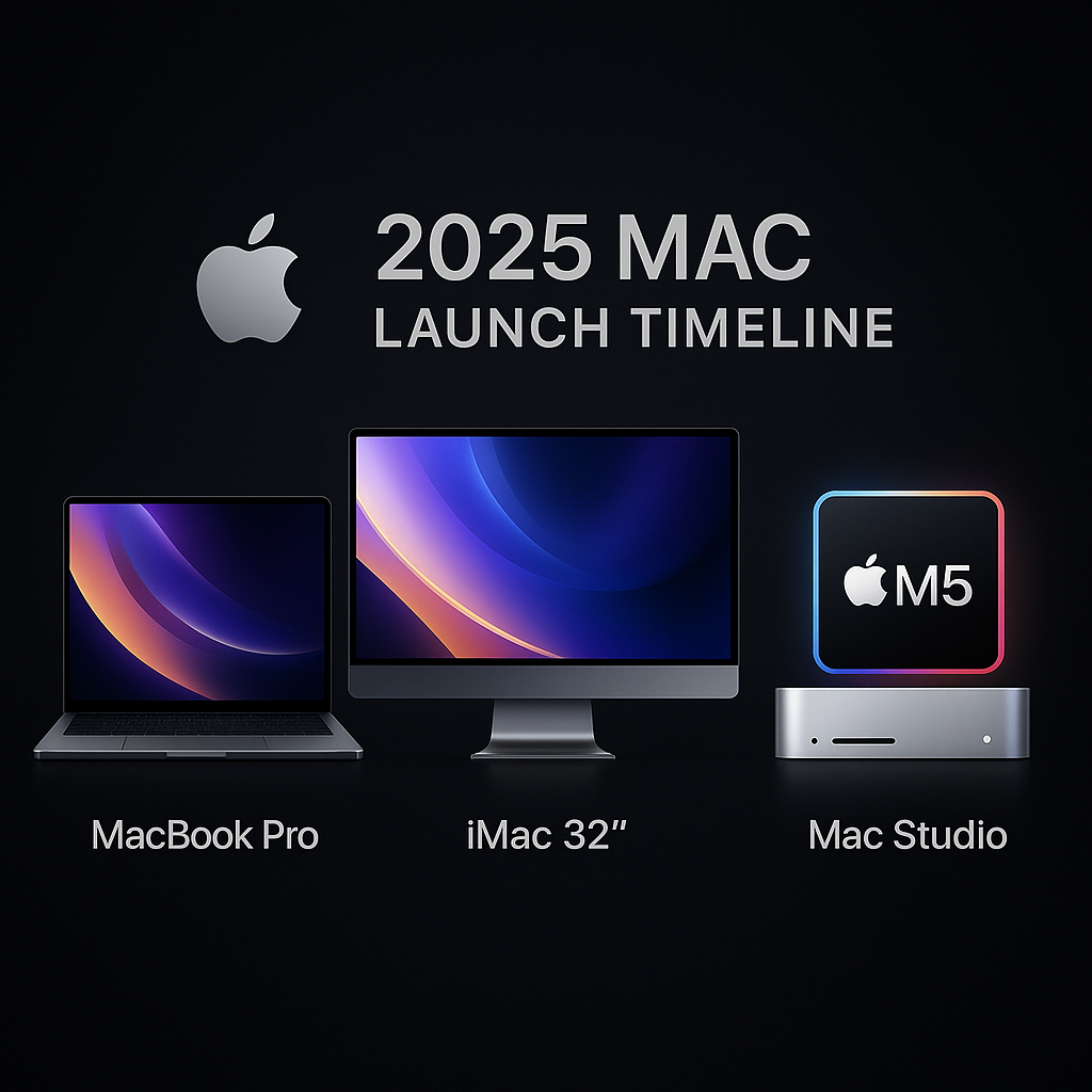 2025년 Mac 출시 일정 – M5 칩, MacBook Pro, iMac 2025년 Mac 출시 일정 썸네일