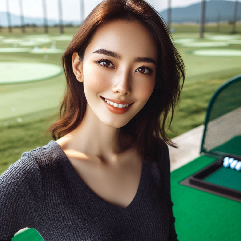 실외골프연습장 배경