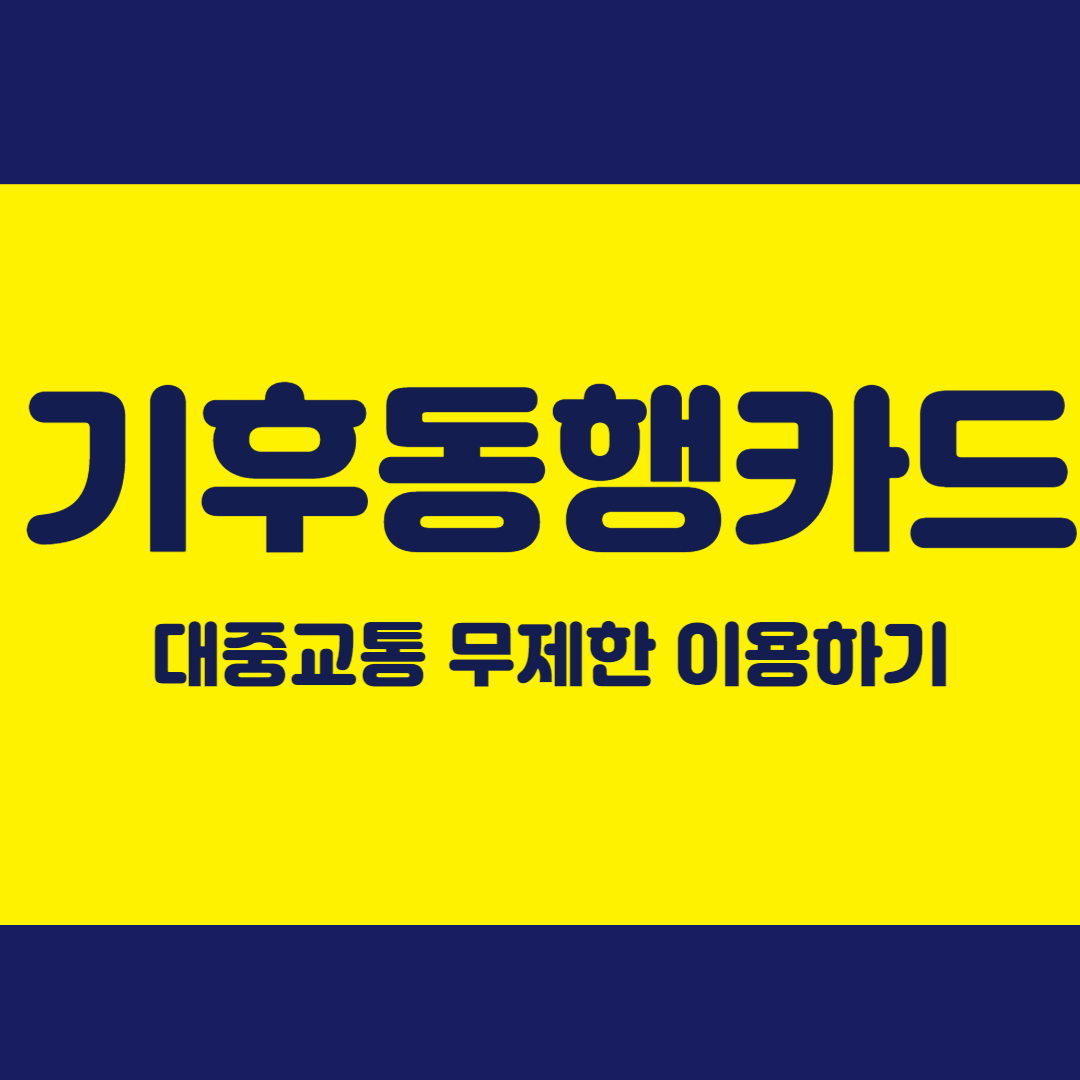 기후동행카드
