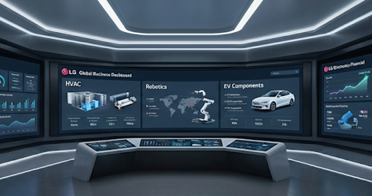 LG전자 4대 사업본부 전략 대시보드