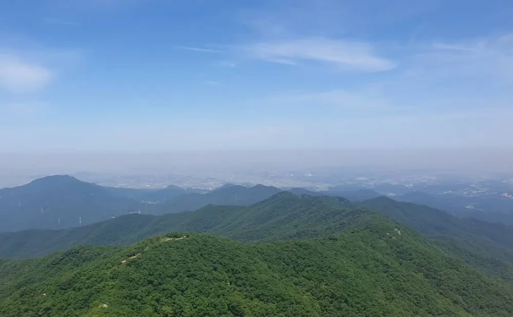 모악산 등산코스 지도