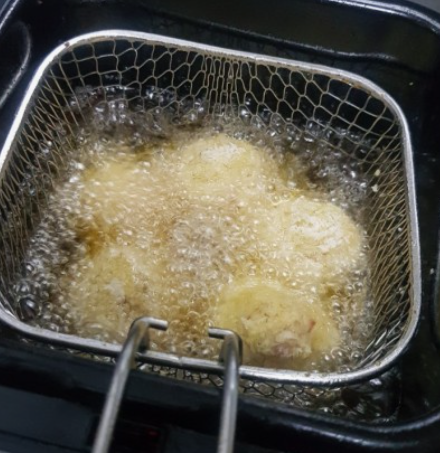 튀긴 감자 요리 사진