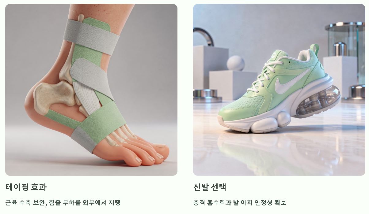 아킬레스건 염증 치료법