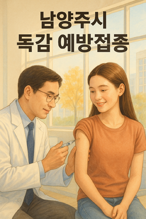 남양주시 독감 예방접종 이미지