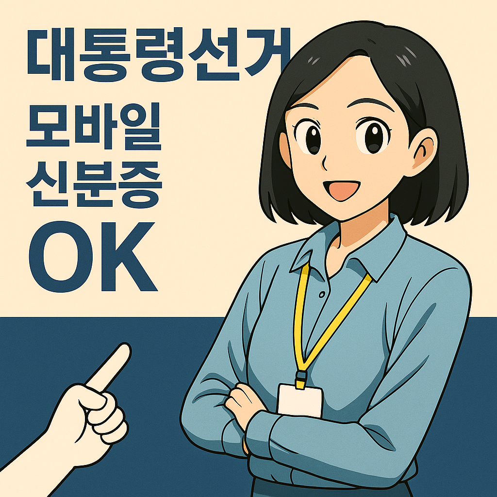 대통령 선거 모바일 신분증