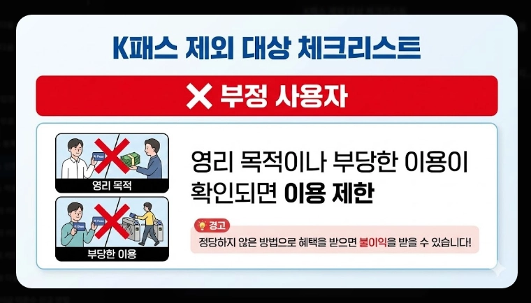 2026 K패스 신청 대상(제외, 조건, 지역)(+방법)