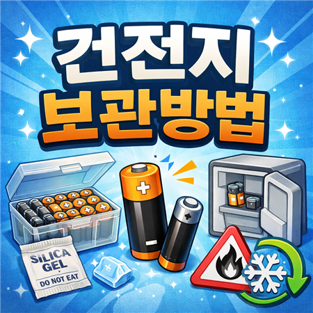 건전지 보관방법