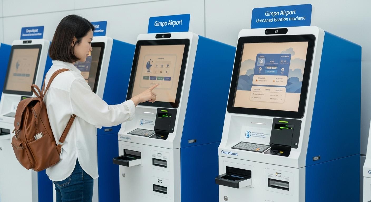 김포공항 무인발급기