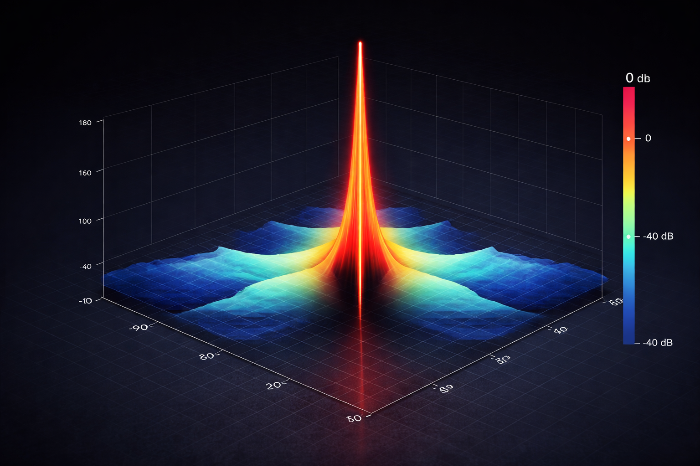 불필요한 소리 누설이 억제된 고성능 빔포밍 시스템의 3D 음압 분포 측정 데이터