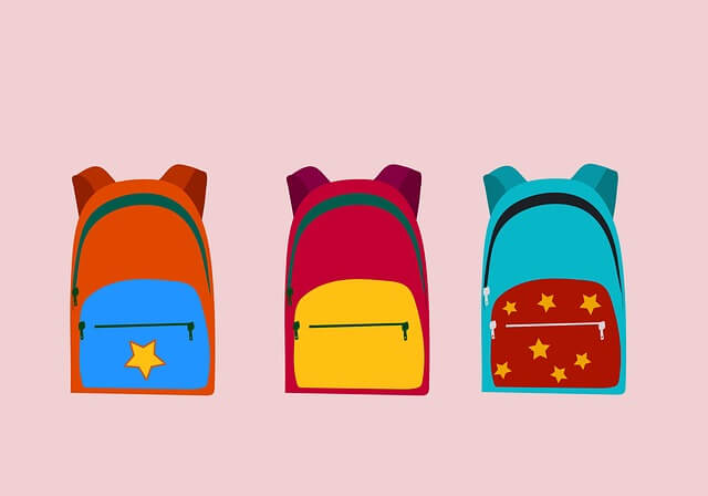 교육급여 바우처로 구입할 수 있는 가방 종류 이미지