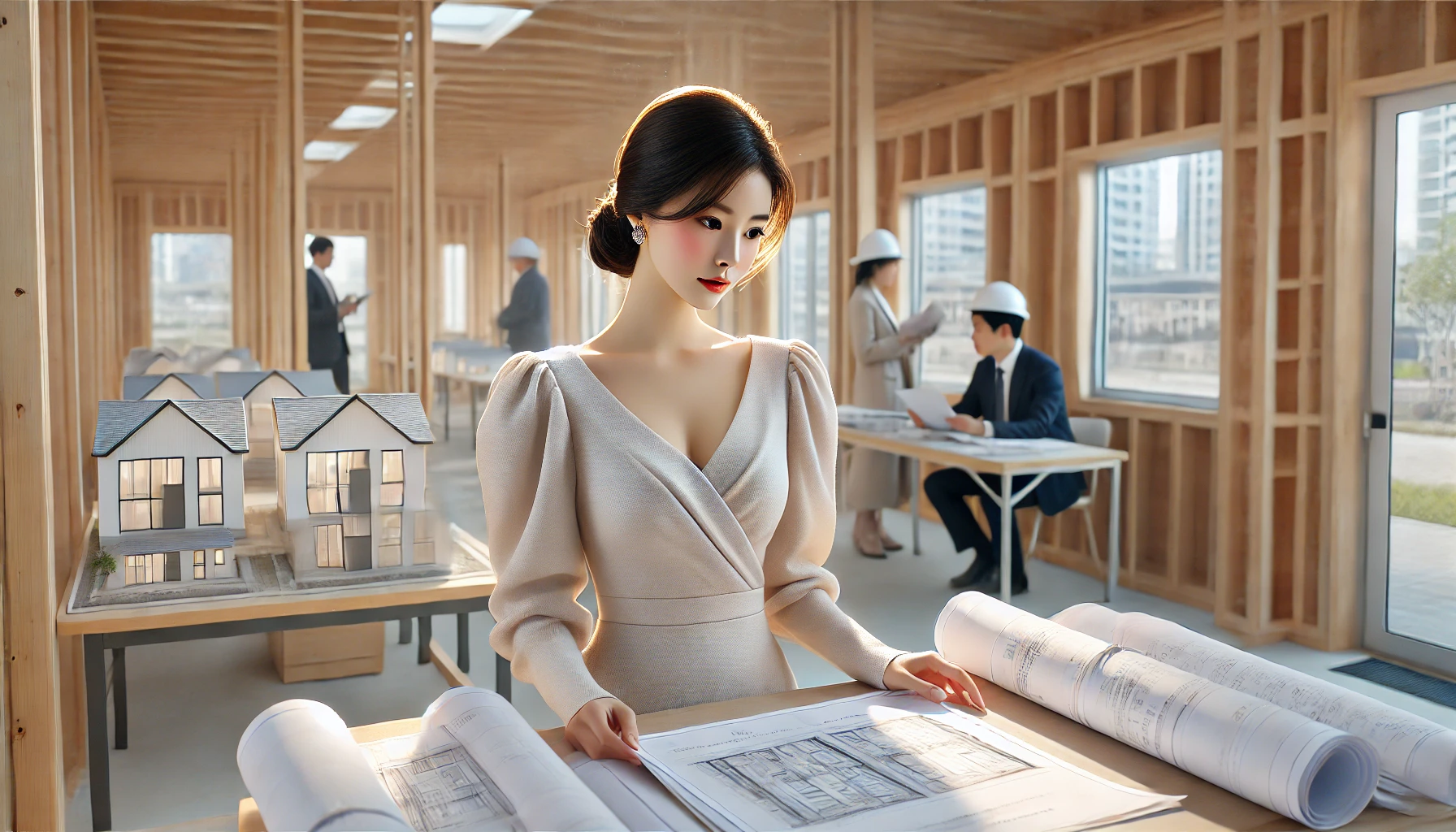 가설건축물 축조 허가 신고 대상 확인하는 이미지