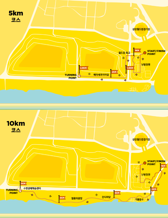 미니언즈마라톤2025 코스지도