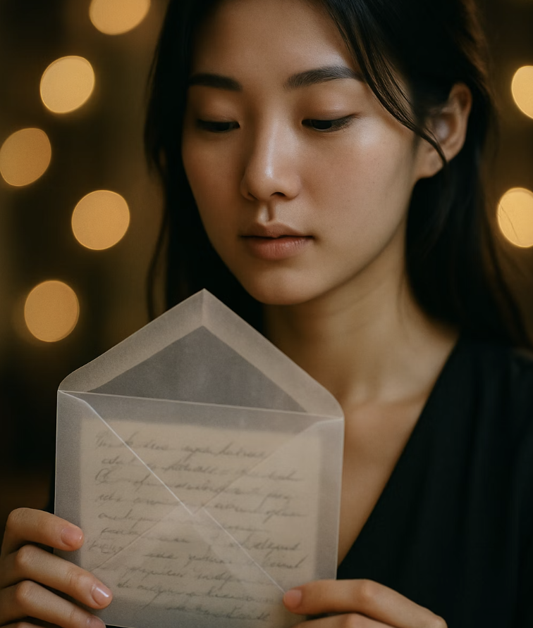 다섯 번째, 속이 비치는 감성 봉투