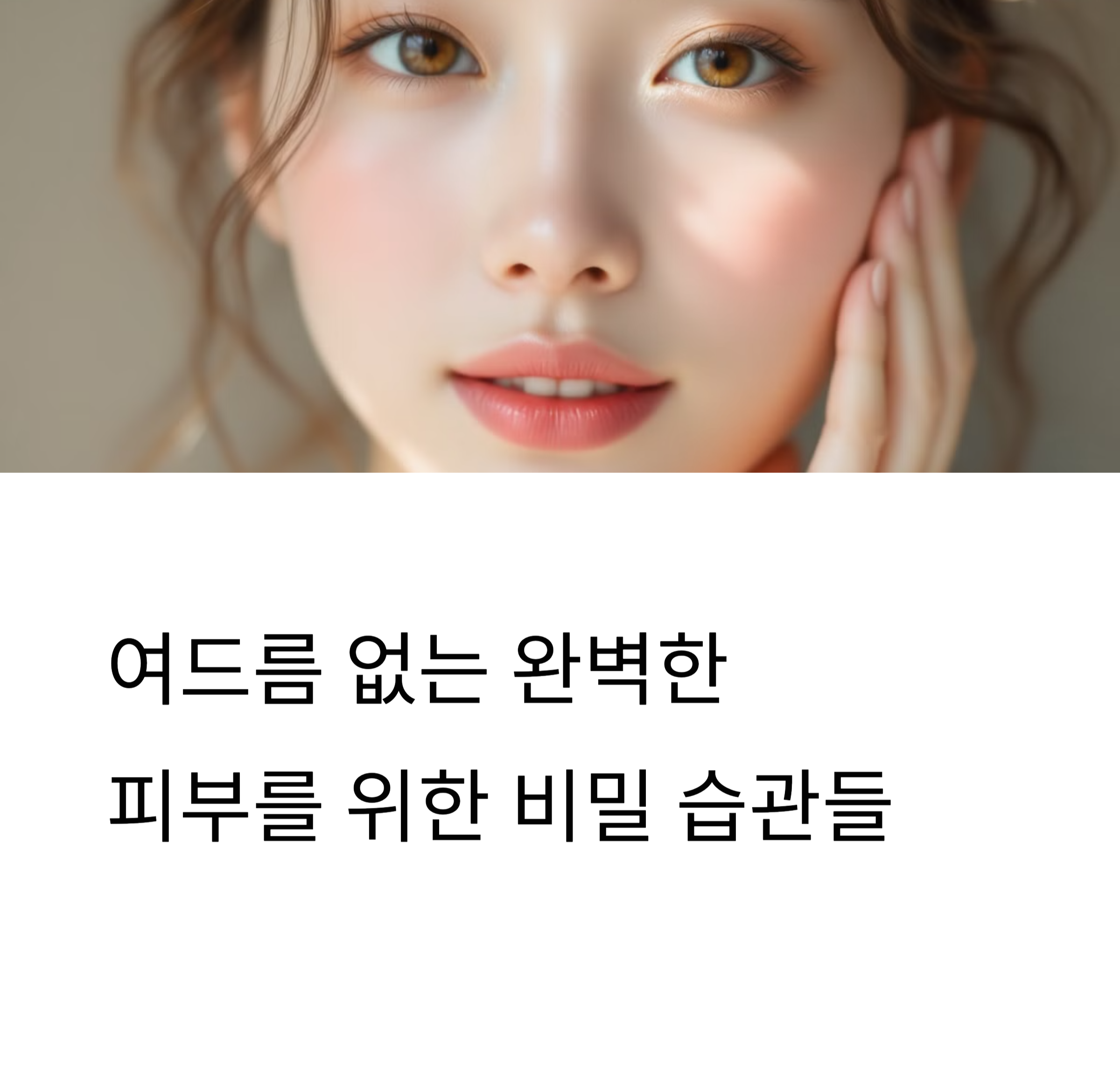 여드름을 예방하는 식습관과 생활 습관