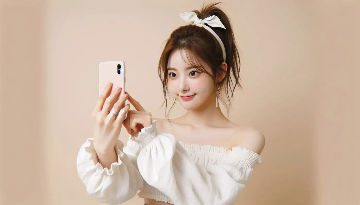 테슬라-폰-출시-예상-정보를-알아보는-여성의-모습