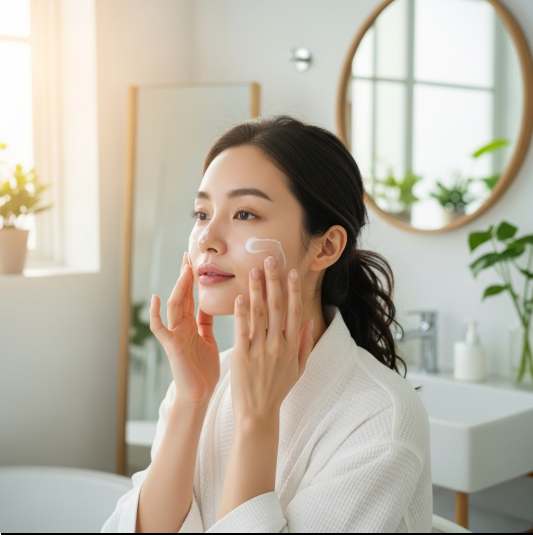 재생 중인 피부는 자외선에 취약하므로 외출 시 자외선 차단제 사용은 선택이 아닌 필수입니다.