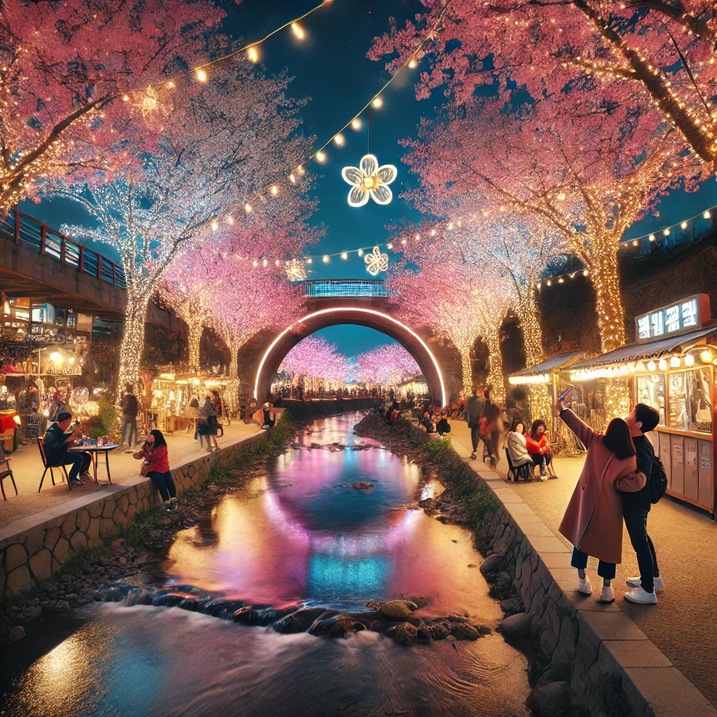 구미 벚꽃 명소 2025 청춘, 금오천 벚꽃 페스티벌
