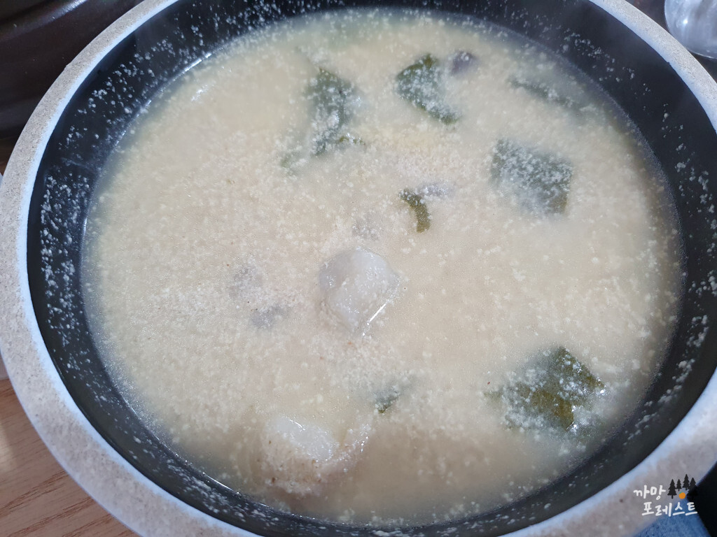 정선 수제비가 옹심이